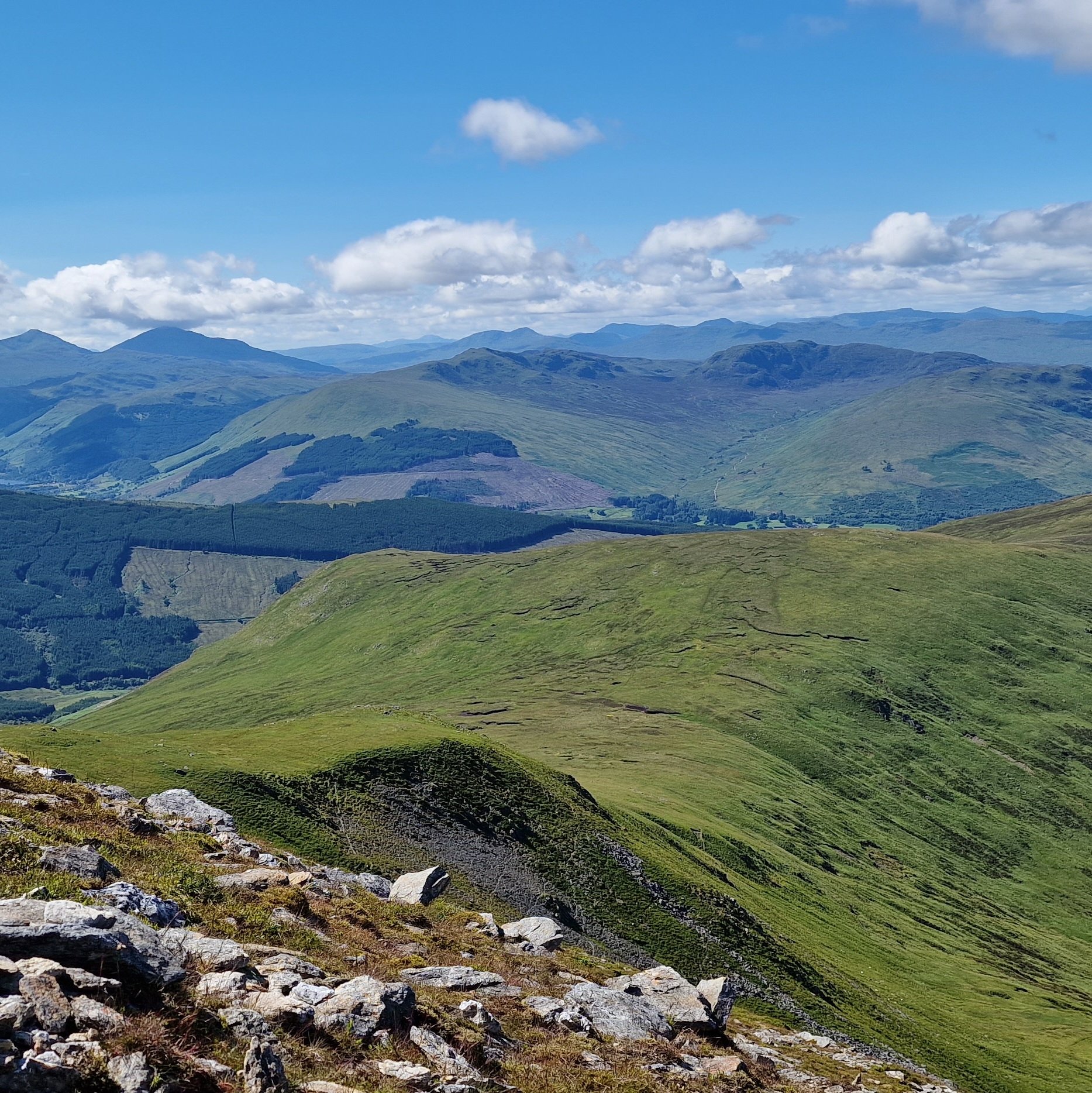 Munro perthshire scotland green hills mountains write anywhere